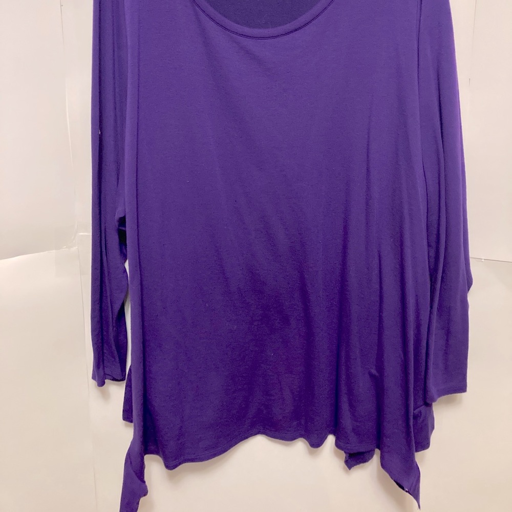 Purple long sleeve T-shirt - Picture 3 of 3